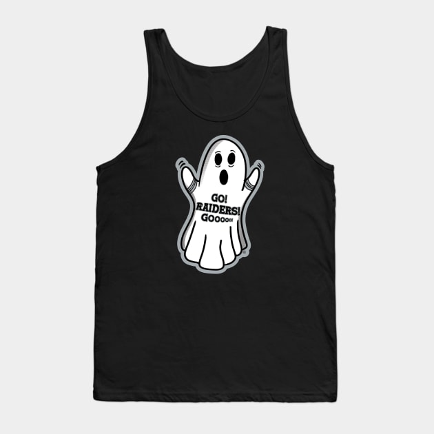 Ghost Las Vegas Raiders Tank Top by Rad Love